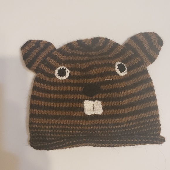 Alpaca Chipmunk cap for child or infant - Picture 1 of 2